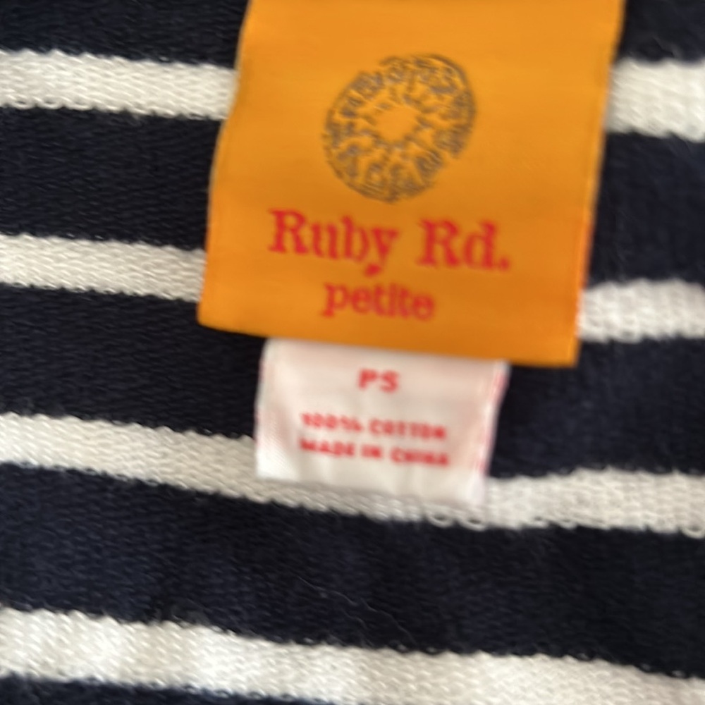 Ruby Rd Excellent Condition Blue/White Cardigan E… - image 4